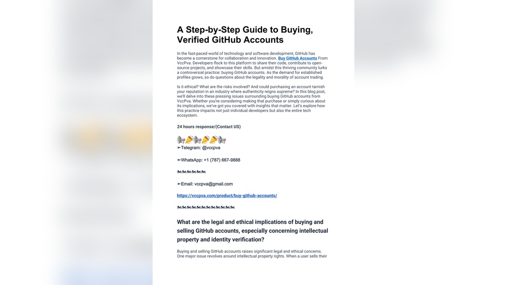 Buy Verified Github Accounts​