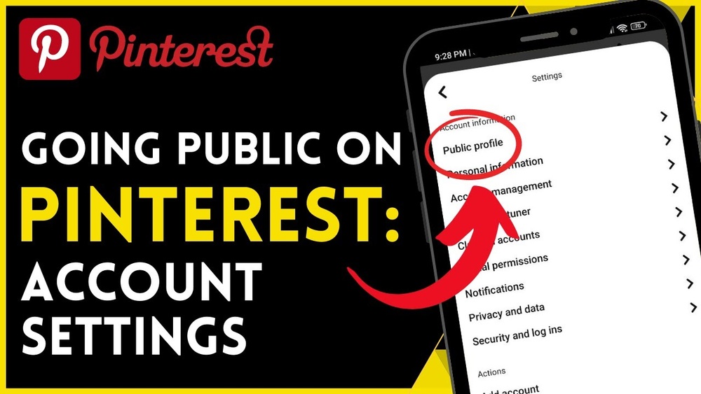 How to Make Pinterest Account Public