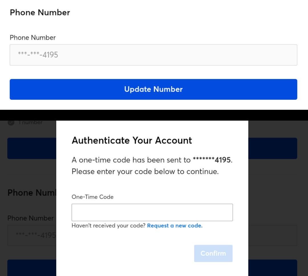 A person prepares their smartphone to update personal contact information on a website.